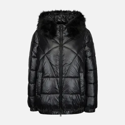 Produktbild von Geox Schwarze Damen-Steppjacke Backsie 46