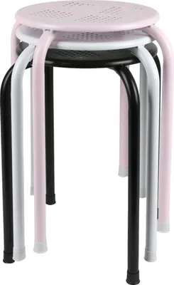 Produktbild von Metall Stapelhocker Partyhocker Gästehocker Sitzhocker Gartenhocker Hocker Sitz