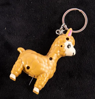 Image de Porte-Clés Lumineux Avec Son D'alpaga Différentes Couleurs