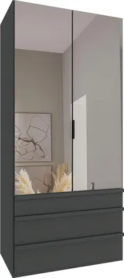 Produktbild von Fälttürenschrank Oxford Kleiderschrank 100x58x216cm Farbe und Ausführung wählbar