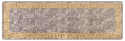 Produktbild von vidaXL Teppichläufer MARSA Grau 80 x 250 cm Polyester und PVC