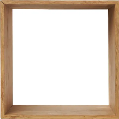 Produktbild von Hängeregal >Lattoon< in Eiche, Massivholz - 30x30x18cm (BxHxT)