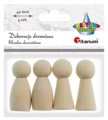 Produktbild von Holzspielfiguren 4 Stück Titanum