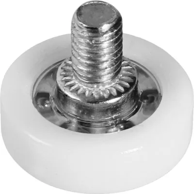 Produktbild von Laufrolle Gleitrolle mit Gewinde Möbelrolle Lagerrolle Schiebetür Laufschiene Ø22x18mm / M6