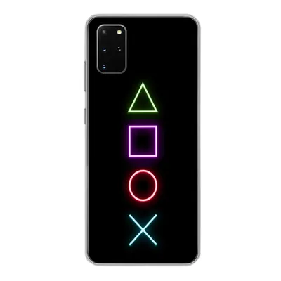 Produktbild von MuchoWow® Handyhülle Schutzhülle Hülle für Samsung Galaxy S20 Plus Gaming - Neon - Konsole - Schwarz - Controller - Gaming Silikon Softcase Handy Hülle - Hartschale