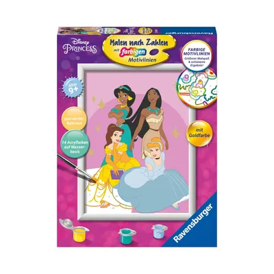 Obrázok produktu pre Malen nach Zahlen - Disney Prinzessinnen