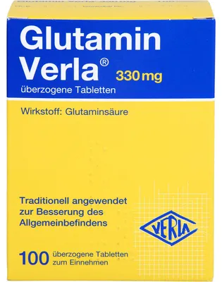 Produktbild von Glutamin Verla Tabletten , 100 St. Tabletten
