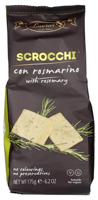 Image de Toasts Laurieri au romarin, 175 g – pain grillé croustillant et aromatique