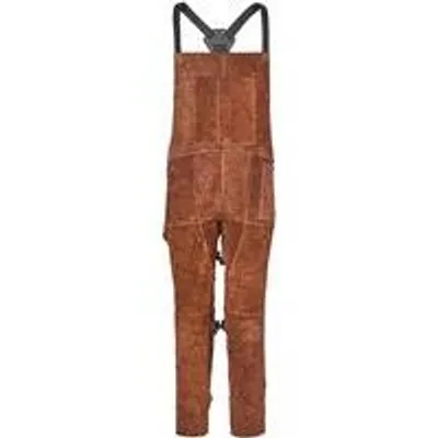 Produktbild von Schutzweste mit Sägeblättern, Rundstahl-Handschutz, 610x1321 mm, Hitzebeständig, 3-Taschen-Schutzweste für Holzbearbeitung, Gartenarbeit und Schmieden