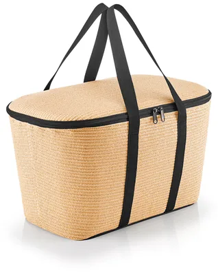 Image de Reisenthel coolerbag, sac thermique, 20 l, noir, jaune, polyester, feuille d'aluminium, 445 mm