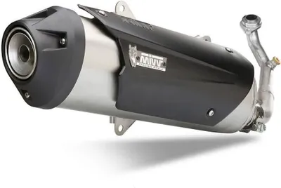 Image de MIVV Urban Slip-On pot d'échappement avec catalyseur approuvé en acier inoxydable pour PIAGGIO x-evo 400
