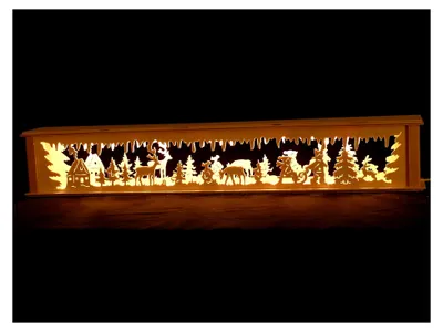 Produktbild von Schwibbogen 2-21 Schwibbogenerhöhung für Lichterbogen Made Erzgebirge Seiffen Maße: 72x10x11cm (BxTxH) …, 1