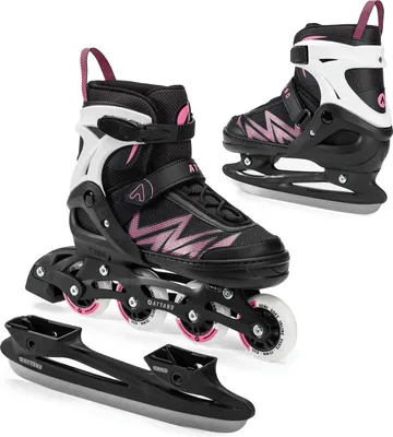 Produktbild von Kinder-Inliner 2-in-1 ATTABO Kylo Rosa L (38-41)