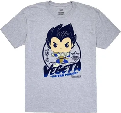 Zdjęcie produktu dla Funko Pop! Tees Dragon Ball Z Prince Vegeta T-Shirt M