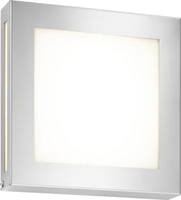 Produktbild von CMD 116/LED/BM Wandleuchte aus Edelstahl IP44 Opalglas 3000K mit Bewegungsmelder quadratisch