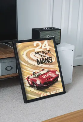 Produktbild von Poster - Canvas - Leinwand - 29,7 cm x 42 cm - Heured du Mans