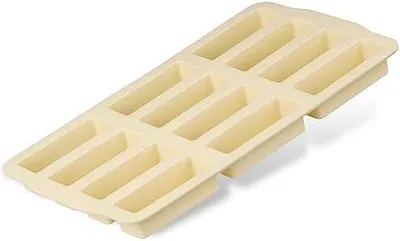 Produktbild von Zenker Müsliriegel Backform – Silikonform zum Backen von 12 Riegel – Müsliform aus Silikon mit Antihaft-Eigenschaften – Hitzebeständige und spülmaschinengeeignete Müsliriegelform