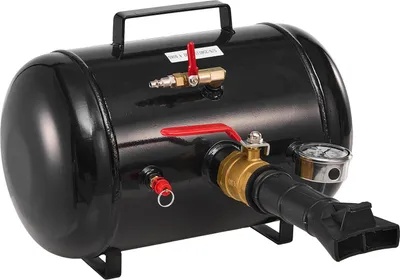 Immagine prodotto di SucceBuy sedile pneumatico 18,9 L con pressione di esercizio di 0,6-0,8 MPa, pompa per sedile a rilascio d'aria per veicoli come pickup, jeep, trattorini e camper, nero