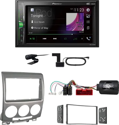 Produktbild von Pioneer DMH-A3300DAB USB Digitalradio Bluetooth MP3 Einbauset für Mazda 5 CR