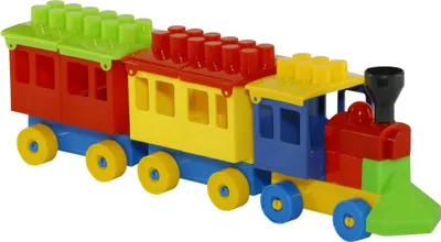 Immagine prodotto di Treno passeggeri di grandi dimensioni con blocchi da costruzione KL-POD Prodotto polacco