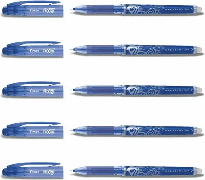Produktbild von Pilot Frixion Point 0.5 Tintenroller blau 5er-Set