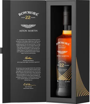 Produktbild von Bowmore Aston Martin 22 Years Edition 2022 + Box 700ml 51,5% Vol.
