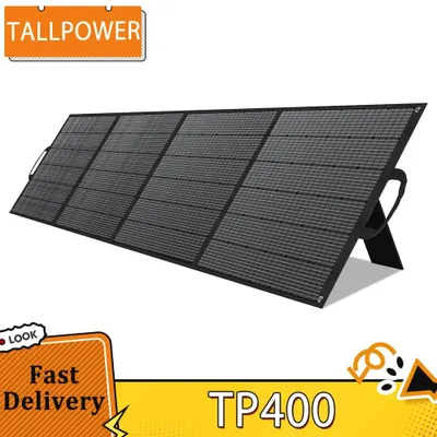 Imagen del producto de Panel solar portátil de 400W, de alta eficiencia y con protección IP65 contra el agua