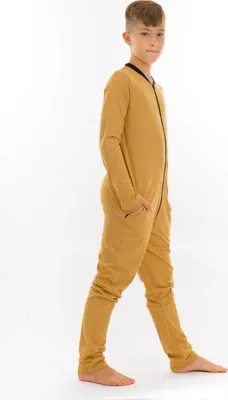 Produktbild von Jungen Latzhose Pyjama lang Sand
