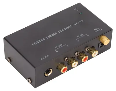 Image de Préamplificateur phono pour platine, amplificateur audio stéréo pour platine avec entrée RCA