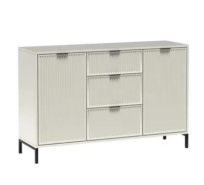 Produktbild von AX LIVING Kleider Kommode Berlinette 2 – Kaschmir Beige, 135 cm breit