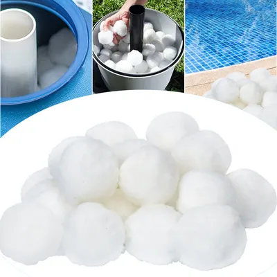 Produktbild von Fiqops 700g Filter Balls Poolzubehör Filterbälle waschbar für Pool Steinbach Speed Recyclebar