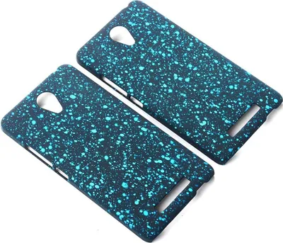 Produktbild von Handy Hülle Schutz Case Bumper Schale für Xiaomi Redmi Note 2 3D Sterne Türkis