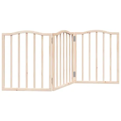 Immagine prodotto di vidaXL Cancelletto per cani pieghevole a 3 pezzi 150 cm in legno di pioppo