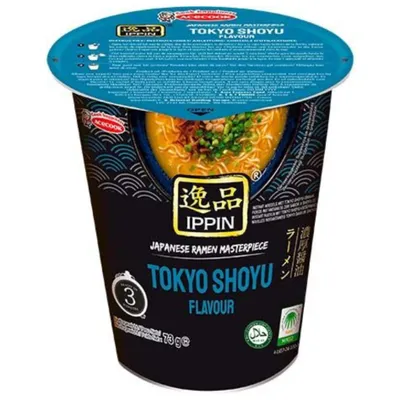 Produktbild von Acecook Ippin Instantnudeln Ramen Tokyo Shoyu Cup 73g
