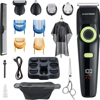 Produktbild von BarberBoss Rasierer Elektrisch Haarschneidemaschine Profi QR-6090 Trimmer