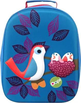 Produktbild von Oops 3d-weichvogel Rucksack Blau  Blau One Size