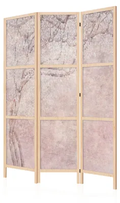 Zdjęcie produktu dla LUMASOUL Parawan jednostronny, parawan do wnętrz, motyw drzewa, 135 x 172 cm