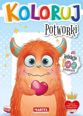 Produktbild von Malbuch "Ausmalen" Monsters Martel