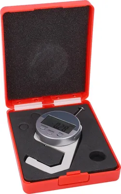 Obrázek produktu pro Elektronický digitální tloušťkoměr 0–25,4 mm, 0,01 mm, LCD displej