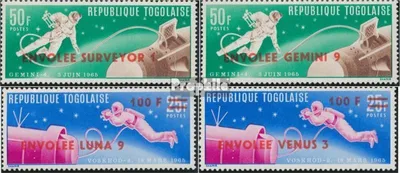 Produktbild von Briefmarken Togo 1966 Mi 513-516 (kompl.Ausg.) postfrisch Raumfahrt