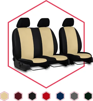 Produktbild von Sitzbezüge Auto Universal Schonbezug Bezüge für Renault Trafic bis 07 Beige BUS