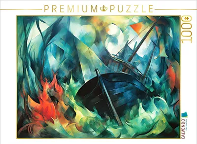 Produktbild von CALVENDO Puzzle Schiffswrack | 1000 Teile Lege-Größe 64x48cm Foto-Puzzle für glückliche Stunden