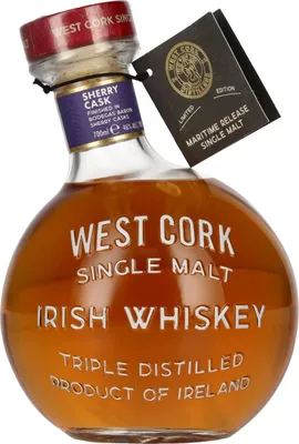 Image de West Cork MARITIME Single Malt Irish Whiskey SHERRY CASK FINISHED Limited Edition 46% Vol. 0,7l