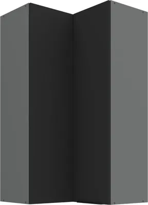 Immagine prodotto di Mobile alto angolare LUNARA 2 - 60x60 cm, nero / antracite