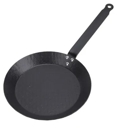 Immagine prodotto di Padella Acciaio al carbonio senza rivestimento antiaderente, ideale per una cottura sana