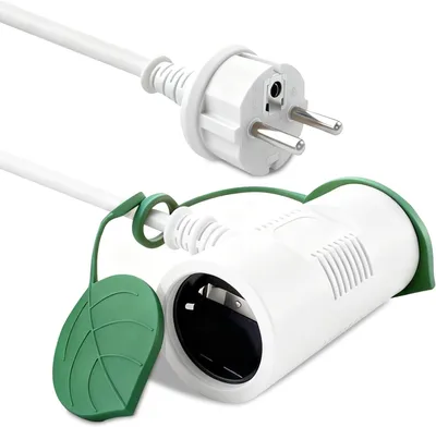 Zdjęcie produktu dla Przedłużacz do użytku zewnętrznego, 20 metrów, biały, IP44-2 - Kabel odporny na mróz, H05VV-F, 3x1,5 mm², do ogrodu - 230 V/16 A