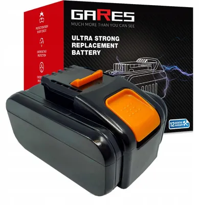 Obrázek produktu pro GARES Akumulátor Baterie pro Worx WA3549 WX523 WX372 20V | 20 V  | Zesílená série High-Performance | Vysoký výkon |