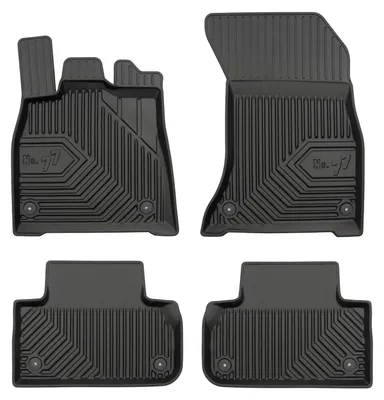 Image de Tapis de sol en caoutchouc pour Audi Q5 Sportback I 2020-2025 (coupé) – 4 pièces, noirs, sur mesure