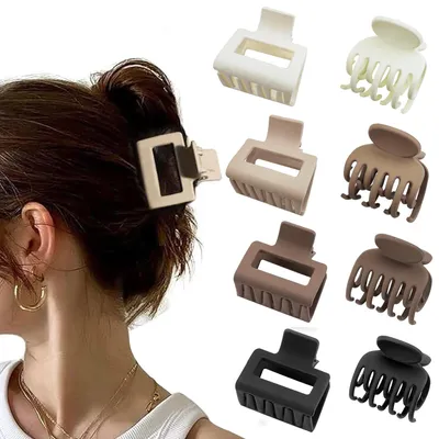 Productafbeelding van Haarspelden dames - set van 8 - 4 kleuren - Haarclips voor dames en meisjes - Haarklemmen voor dun en dik haar - Haaraccessoires - Set A