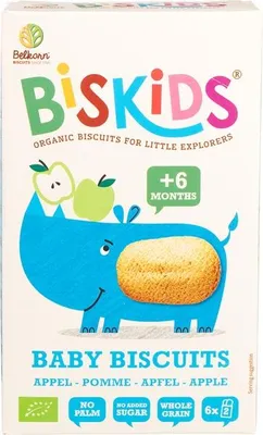 Productafbeelding van Belkorn Biscuits Babykoekjes Appel (120 gr)